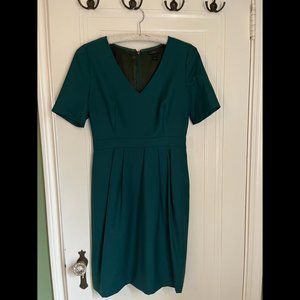 J. Crew Evergreen Wool Dress